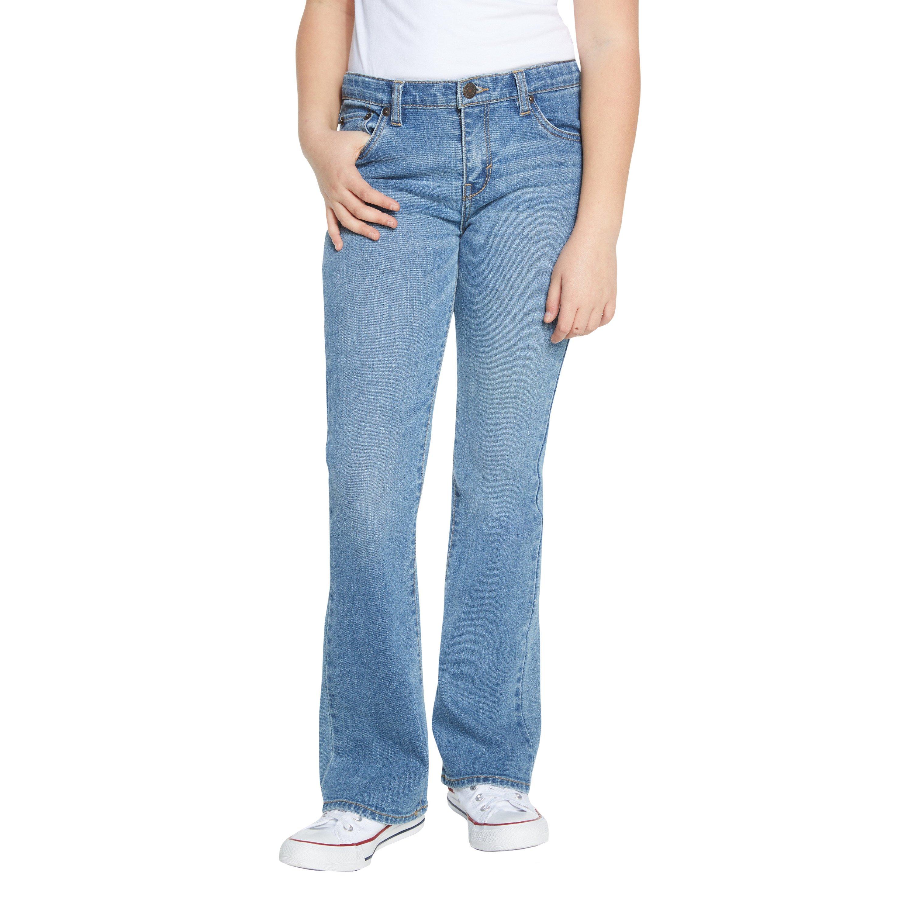 Levi's Big Girls' Classic Bootcut Medium Wash Denim Jeans - Blue - MEDIUM BLUE